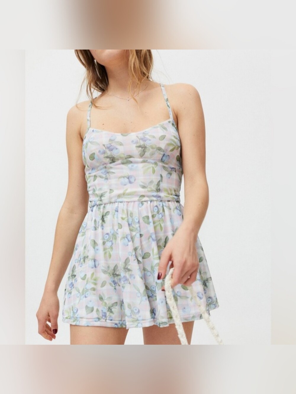 Urban Outfitters Blueberry Patch Romper NWT